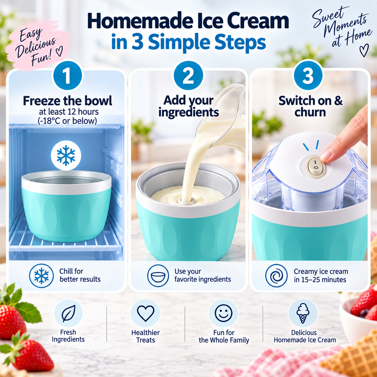 FrostMix Ice Cream Maker