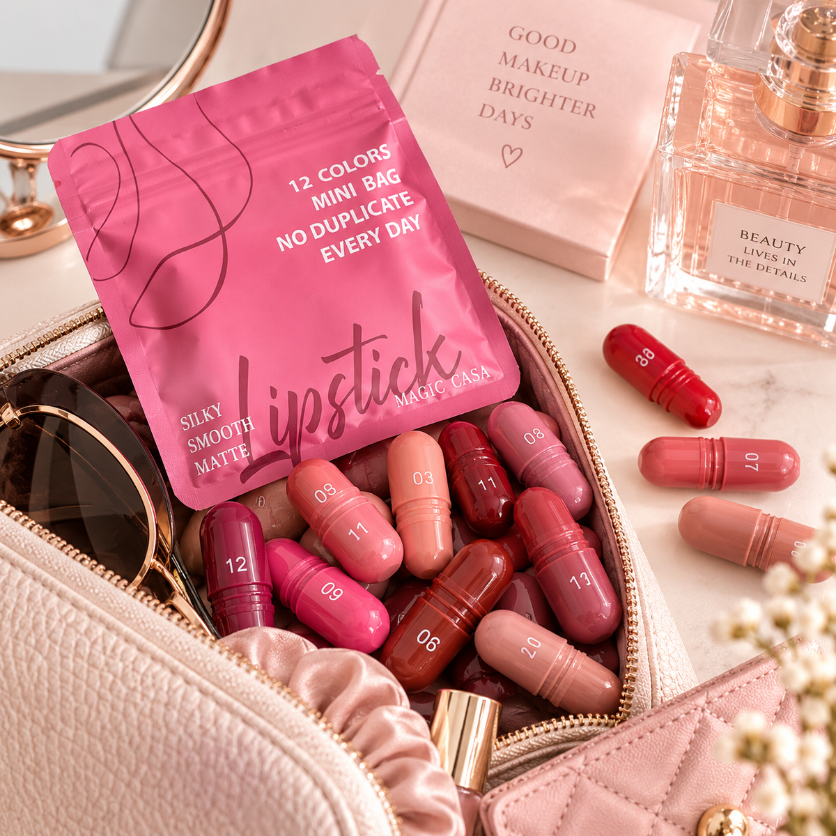 12-Shades Mini Lipsticks