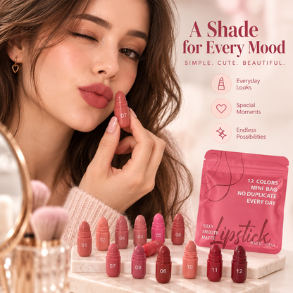 12-Shades Mini Lipsticks